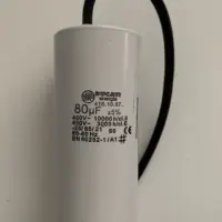 Buy Motor Run Capacitors 80uF Twin Lead 240v-450v pf