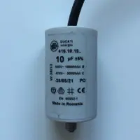 10uF Motor Run Capacitor Twin Lead 240v-475v pf