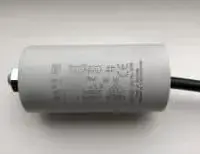 ItalFarad Motor Run Capacitor 10uF Black Twin Lead