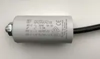 ItalFarad Motor Run Capacitor 2uF Black Twin Lead