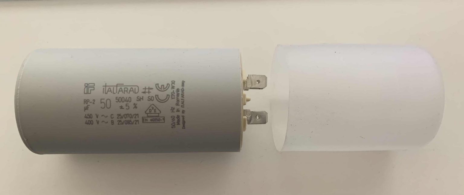 ItalFarad Motor Run Capacitor 50uF Tag