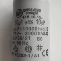 Buy Motor Run Capacitors 10uF AC Tag Spade Connector 240v-475v pf