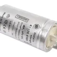 motor run capacitor ducati 2uf tag metal case