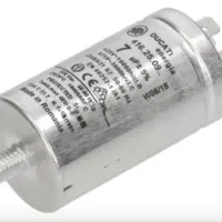 motor run capacitor ducati 7uf tag metal case