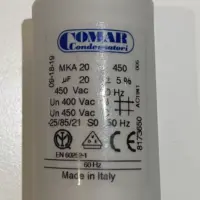 Comar Motor Run Capacitors 20uf Twin Lead