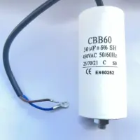 universal motor run capacitors 30uf twin lead 240v 450v cbb60