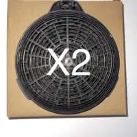 art00801 carbfilt4 02859394 twin pack carbon charcoal cooker hood extractor vent filter