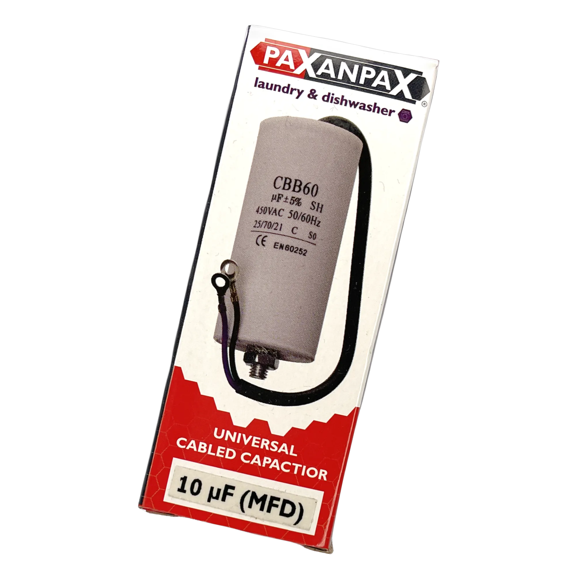 10uf motor run capacitor twin lead 240v 450v cbb60