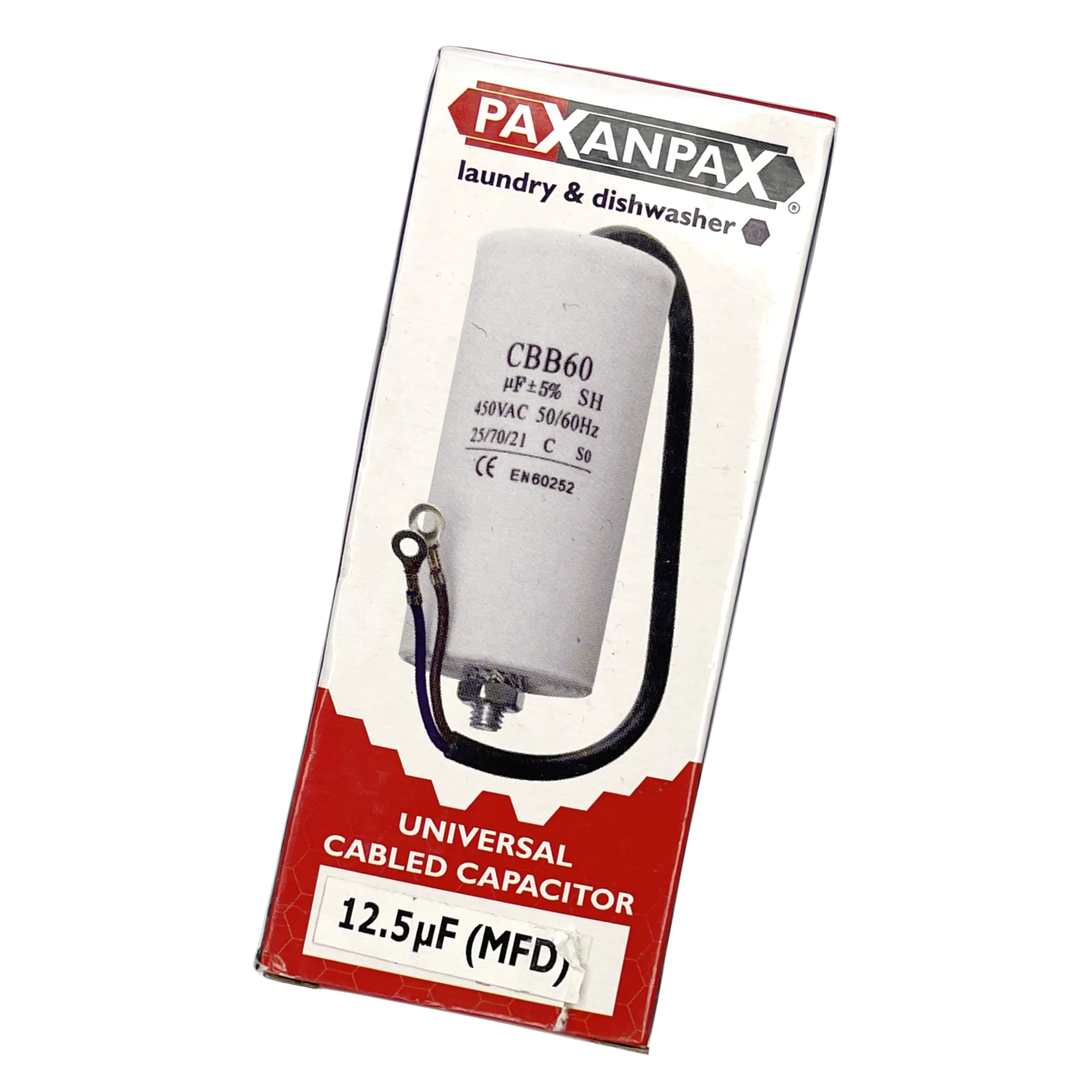 12.5uf motor run capacitor twin lead 240v 450v cbb60 1