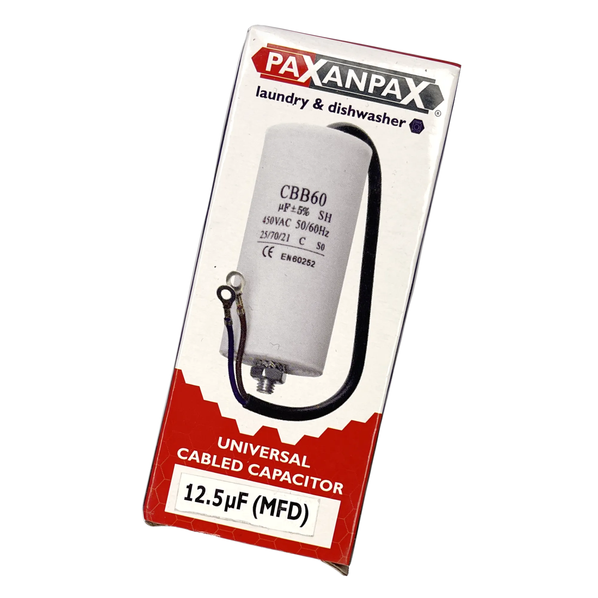 12.5uf motor run capacitor twin lead 240v 450v cbb60