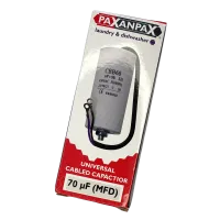 70uf motor run capacitor ac twin lead connector 240v 450v